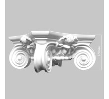 Капитель для колонны Decomaster 90018-2 360х170х360 мм 90018-2