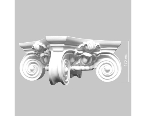 Капитель для колонны Decomaster 90018-2 360х170х360 мм 90018-2