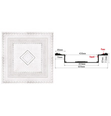 Кессон DECOMASTER KS-61-7DA 600x600x114 мм KS-61-7DA