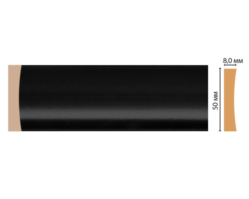 Молдинг DECOMASTER 50х8х2400 мм D045-195