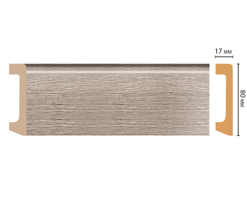 Плинтус DECOMASTER D235-77/20ДМ (80172400 мм)
