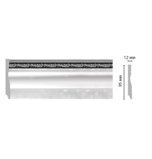 Плинтус напольный DECOMASTER 153-63 ДМ 95х12х2400 мм MAS34896