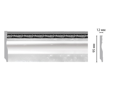 Плинтус напольный DECOMASTER 153-63 ДМ 95х12х2400 мм MAS34896