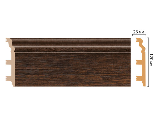 Плинтус напольный DECOMASTER D233-966 ДМ 120х23х2400 мм D233-966 ДМ