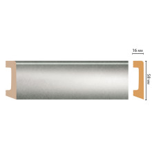 Плинтус напольный DECOMASTER D234-375 ДМ 58х16х2400 мм D234-375 ДМ