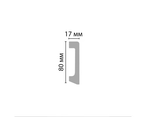 Плинтус напольный DECOMASTER D235-16ДМ (80172400 мм)
