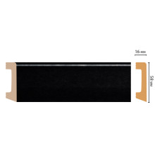 Плинтус напольный Decomaster D234-195 ДМ 58х16х2400 мм D234-195 ДМ