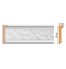 Плинтус потолочный Decomaster D216-114 60х17х2400 мм D216-114