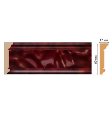Плинтус потолочный Decomaster D216-62 60х17х2400 мм D216-62