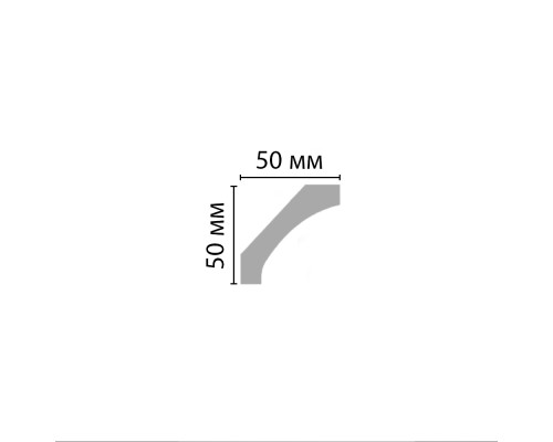 Плинтус потолочный гладкий DECOMASTER 96010 (50502400мм)
