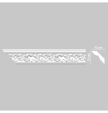 Плинтус потолочный с рисунком DECOMASTER 95775F гибкий 70х70х2400 мм 95775F