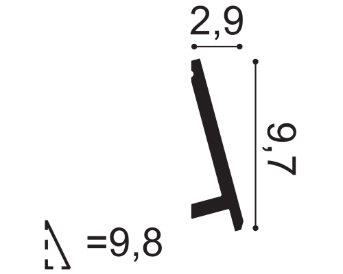 Плинтусы SX179 DIAGONAL
