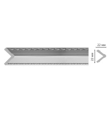Угол интерьерный DECOMASTER 116M 22x22x2400 мм 116M-63 ДМ