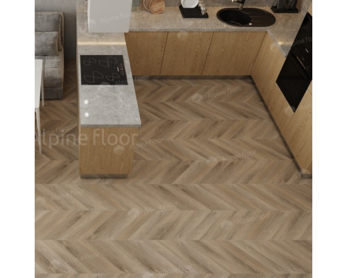 Кварцвиниловая плитка Alpine Floor Chevron Alpine LVT ECO 20-6 Дуб Синистра
