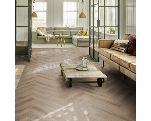 Кварцвиниловая плитка Moduleo Roots 0.55 Herringbone 22229 Blackjack Oak
