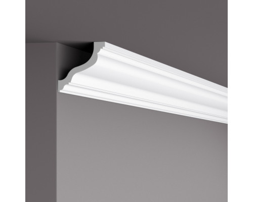 Потолочный плинтус под покраску NMC Wallstyl WT10 2000×80×80
