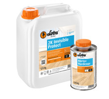 Лак для паркета Lobadur WS 2K Invisible Protect AT (Невидимая Защита) ультра-матовый 5 кг