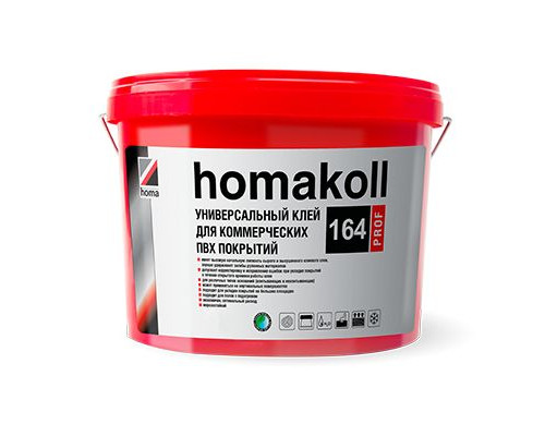 Клей для напольных покрытий Homa Homakoll 164 Prof 5 кг

