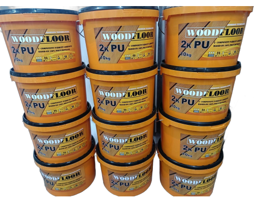 Клей паркетный полиуретановый двухкомпонентный WoodFloor 2K PU А+B 10 кг