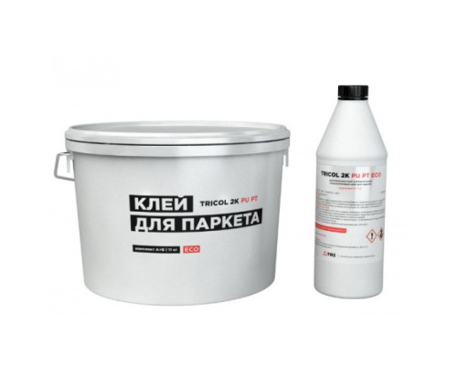 Клей для паркета двухкомпонентный полиуретановый Tricol 2K PU PT Eco 11кг
