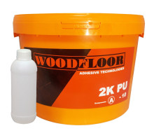 Клей паркетный полиуретановый двухкомпонентный WoodFloor 2K PU А+B 10 кг