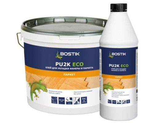 Полиуретановый паркетный клей Bostik  PU2K ECO, 10кг
