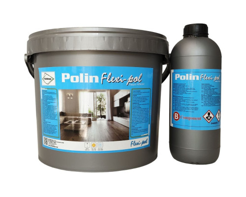 Клей двухкомпонентный для паркета Polin PU Flexi-Pol (10 кг)

