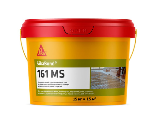 Клей для паркета полимерный Sika Bond-161 MS 15 кг

