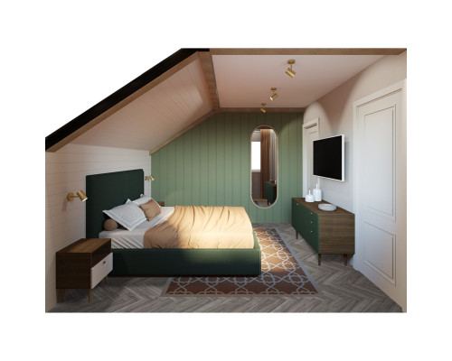 Кварцвиниловая SPC плитка ShineStone (ШайнСтоун) Английская елка 4/43 Дуб Айсан (Aisan Oak), 1005