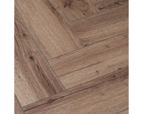 Кварцвиниловая SPC плитка ShineStone (ШайнСтоун) Английская елка 4/43 Дуб Мальва (Malva Oak), 1003